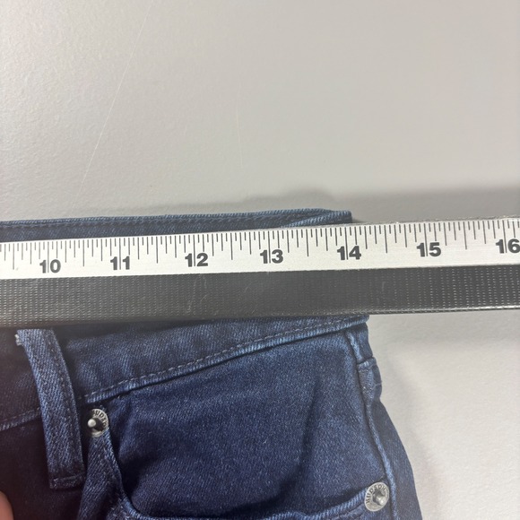 Hudson Los Angeles Mid Rise Straight Leg Stretch Denim Jeans Women Size 6 - Picture 9 of 13